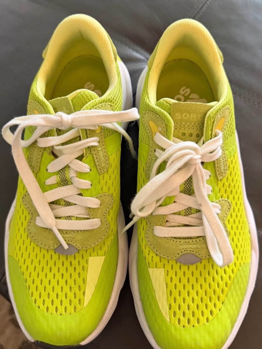 Sorel Neon Yellow Women's Athletic Shoe